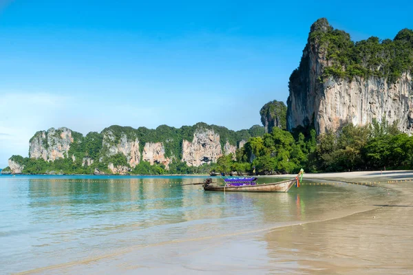 Krabi, Thailand, November 2017 -  view of Railay beach