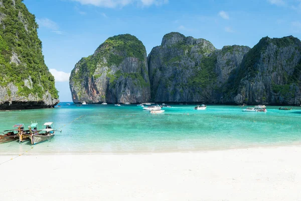 Thailand, November 2017 - view of the beautiful Maya Bay 