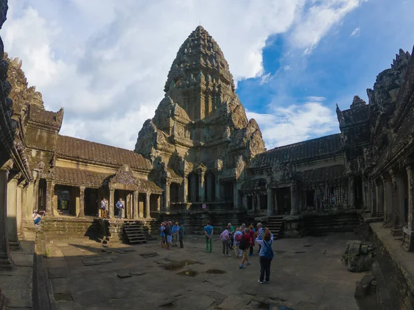 Angkor Wat Photo Inner Part Temple — стоковое фото