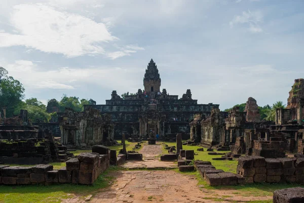 Bakong Siem Reap Cambodia Part Imense Complex City Temple Ruins — стоковое фото