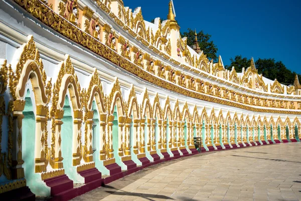 Min Thonze Pagoda Sagaing Myanmar View Beautiful Pagoda — 图库照片