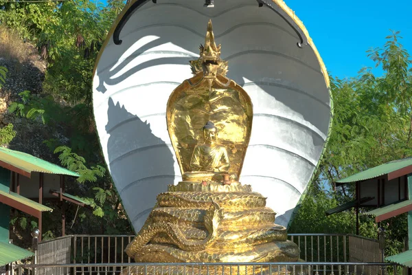 Sagaing Myanmar View Naga Budhha Statue — Stock Photo, Image