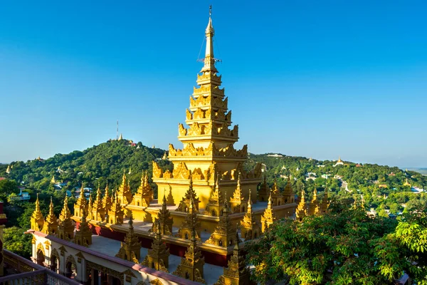 Sagaing Myanmar Temples Sagaing Hill Seen Afternoon —  Fotos de Stock