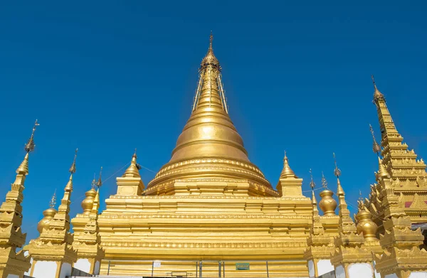 Mandalay Myanmar View Kuthodaw Pagoda Stupas — Stok fotoğraf