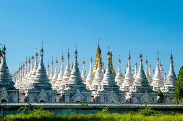 Mandalay Myanmar Outdoor View Kuthodaw Pagoda —  Fotos de Stock