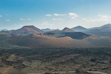 View of Timanfaya National Park - Lanzarote, Canary Islands, Spain