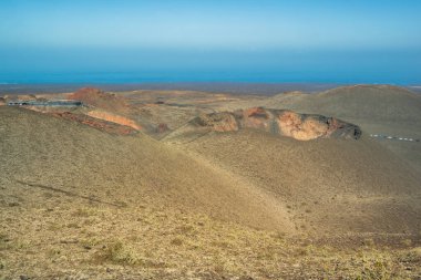 View of Timanfaya National Park - Lanzarote, Canary Islands, Spain
