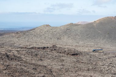 View of Timanfaya National Park - Lanzarote, Canary Islands, Spain