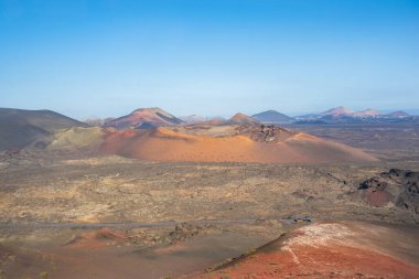 View of Timanfaya National Park - Lanzarote, Canary Islands, Spain