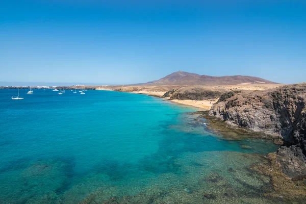 Vista Hermosa Playa Cera Playa Cera Playa Pozo Playa Del — Foto de Stock