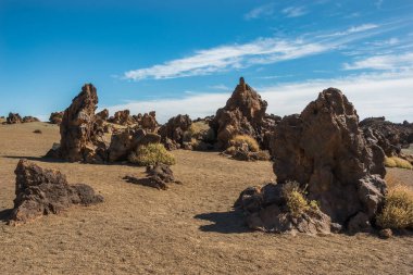 Beautiful scenery of Teide National Park - Santa Cruz de Tenerife, Canary Islands, Spain