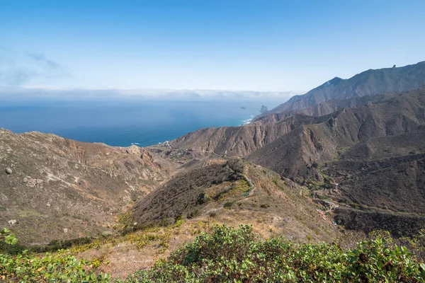 Vista Las Hermosas Montañas Anaga Santa Cruz Tenerife Desde Mirador — Foto de Stock