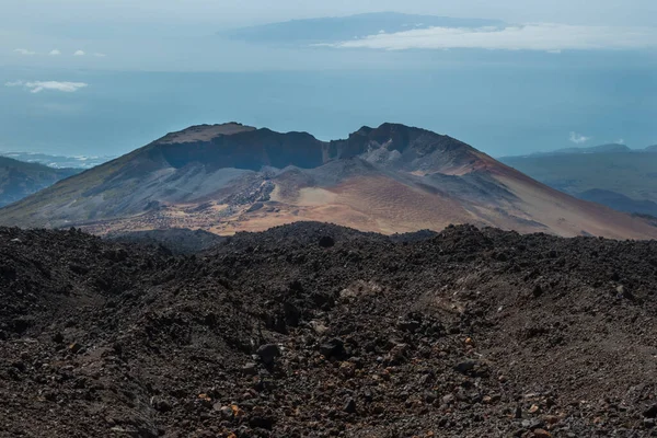 View Volcano Crater Peak Mount Teide Santa Cruz Tenerife Canary — Stockfoto