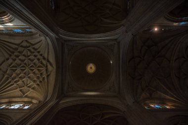Segovia, Spain, October 2019 - internal view of the Cathedral of Segovia