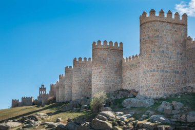 View of the walls of Avila - Avila, Spain