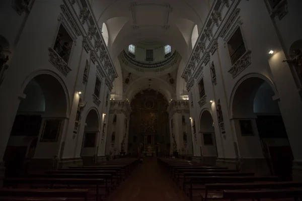 Toledo Hiszpania Październik 2019 Wewnętrzny Widok Kościół San Idelfonso Znany — Zdjęcie stockowe