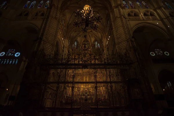 Toledo Spain October 2019 Inner View Toledo Cathedral — стокове фото