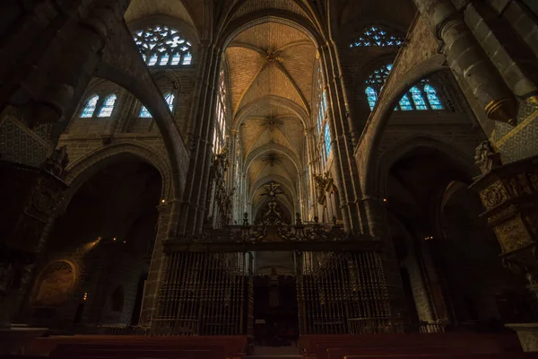 Avila Spain October 2019 Inner View Beautiful Cathedral Avila — Photo