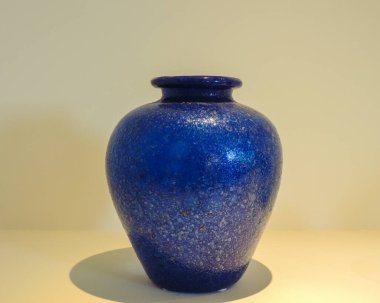 Murano, Italy, July 2017 - beautiful glass vase that can be seen in the Museo del Vetro (Glass Museum)