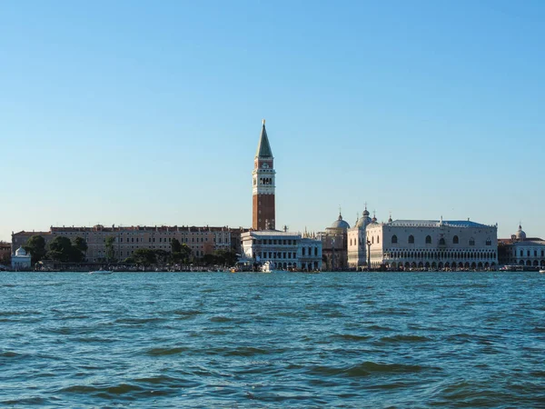 View Doge Palace San Marco Bell Tower Venice Italy — Stock fotografie