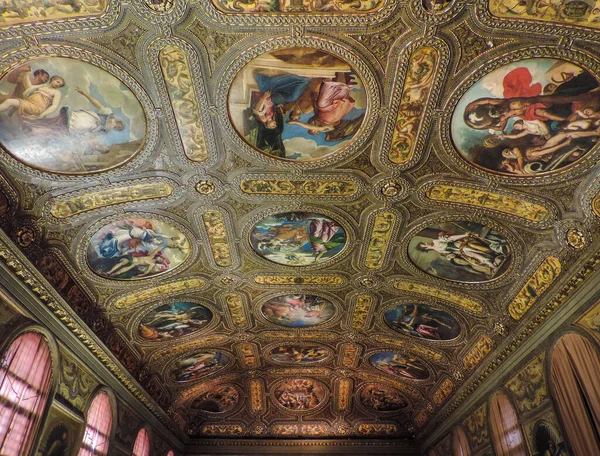 Venice Italy July 2017 Beautiful Paintings Ceiling Marciana National Library — Photo