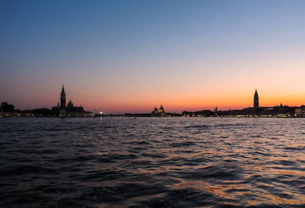 View Venice Sunset Venice Italy — Stock fotografie