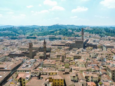 Panoramic view of Florence from a viewpoint at Florence's Dome - Florence, Italy