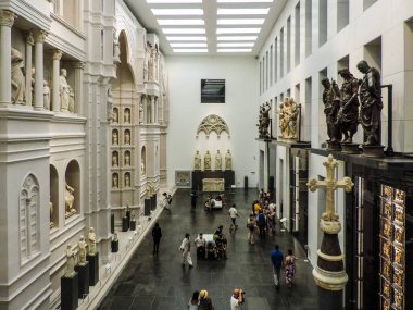 Florence, Italy, June 2017 - internal view of Museo dell'Opera di Santa Maria del Fiore