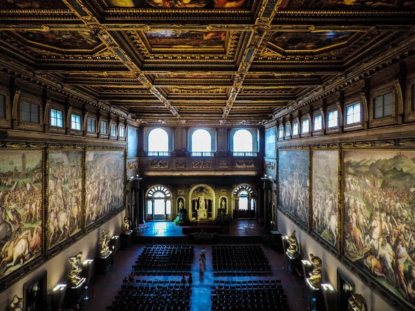 Florence Italy June 2017 View Salone Dei Cinquecento Famous Hall — Photo
