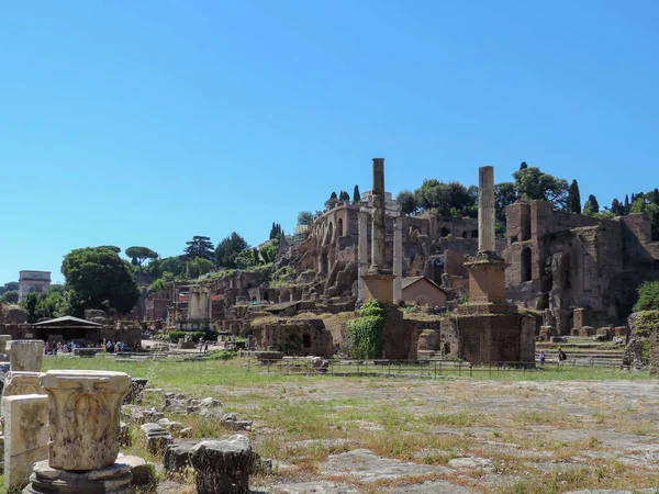 View Foro Romano Rome Italy — Stockfoto