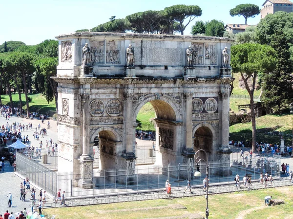View Arco Constantino Seen Colosseo Rome Italy — Stockfoto