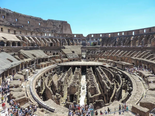 Rome Italy June 2017 Inner View Colosseo One Most Famous — Stockfoto