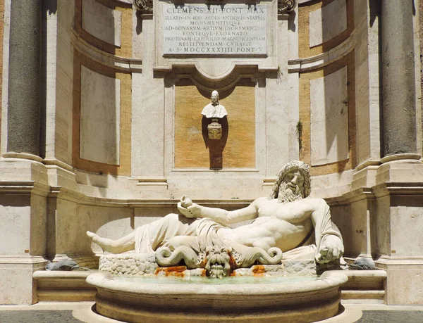 Rome Italy June 2017 View Marforio Statue — Stockfoto