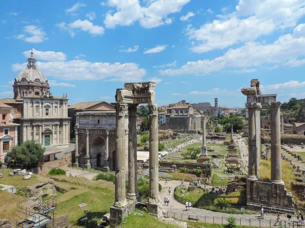 View Foro Romano Rome Italy — Stockfoto
