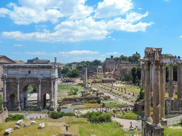 View Foro Romano Rome Italy — Stock Photo, Image