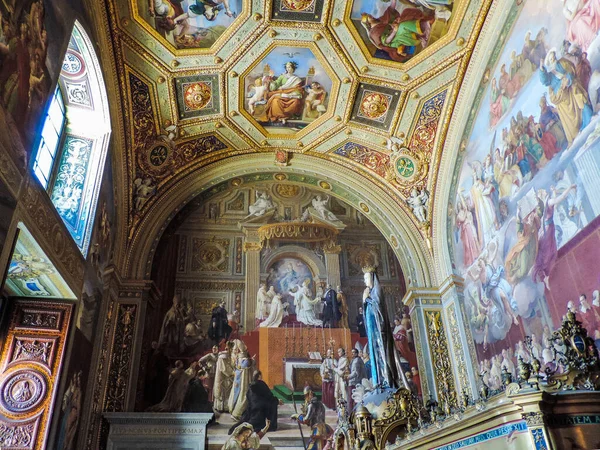 Vatican City Italy June 2017 View Some Beautiful Art Details — Photo