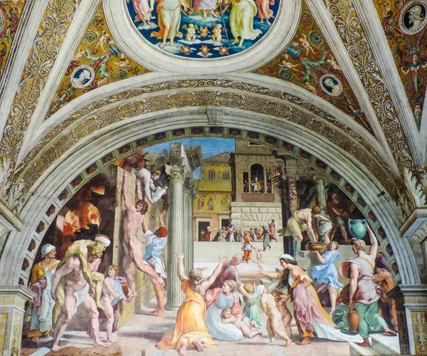 Vatican City Italy June 2017 View Some Beautiful Art Details — Stock fotografie