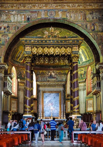 Rome Italy June 2017 Inner View Basilica Santa Maria Maggiore — Photo