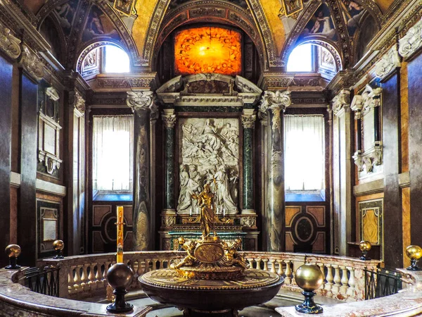 Rome Italy June 2017 Details Shrine Basilica Santa Maria Maggiore — Zdjęcie stockowe