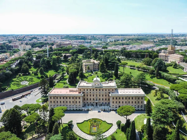 Beautiful View Part Vatican Complex Viewpoint Dome Peter Basilica Rome — Stockfoto