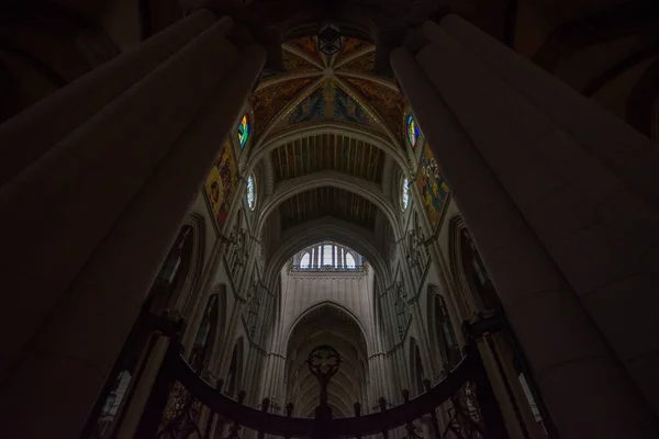 Madrid Espagne Octobre 2019 Vue Intérieure Cathédrale Santa Maria Real — Photo