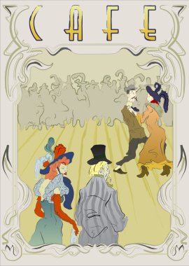 Retro cofeteria poster