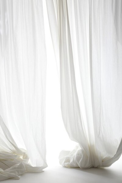 White curtain