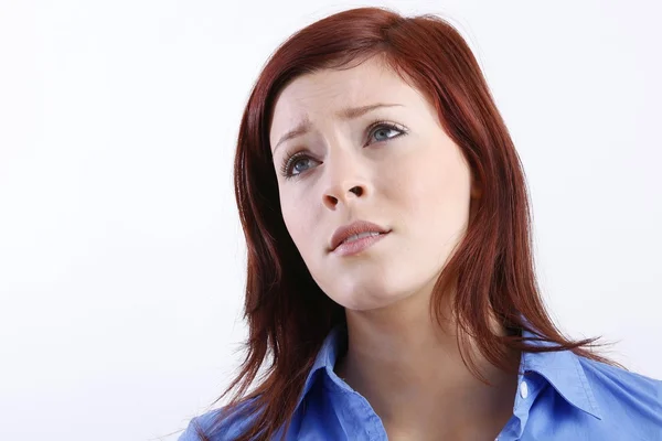 Sad business woman — Stock Photo, Image