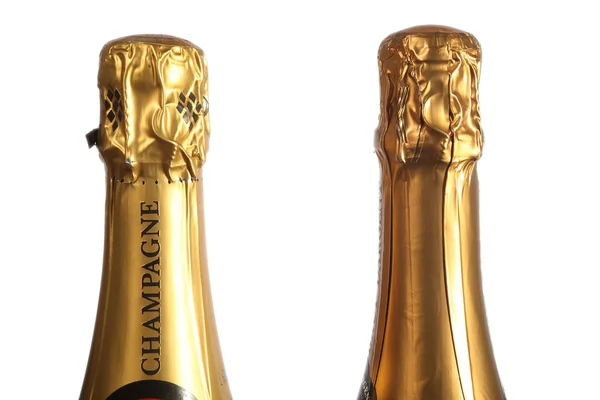 Twee flessen champagne — Stockfoto