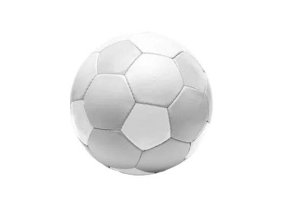 Футбольный мяч на белом фоне — стоковое фото