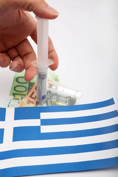 Greece Financial Crisis — Stock Photo, Image