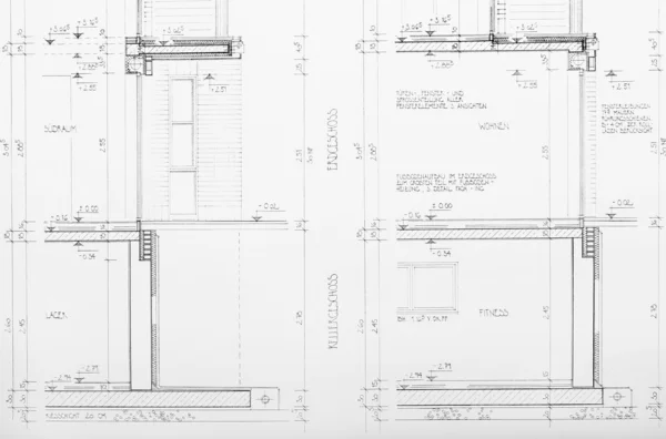 Progetto architettonico — Foto Stock