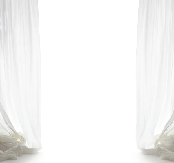 White curtains — Stock Photo, Image