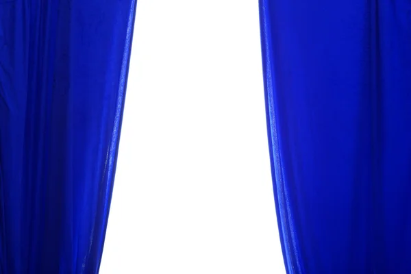 Blue curtain background. — Stock Photo, Image